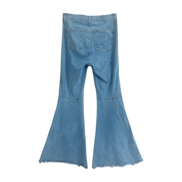 Judy Blue Super Flare Bell Bottom Jeans Sz 28 - Picture 3 of 6